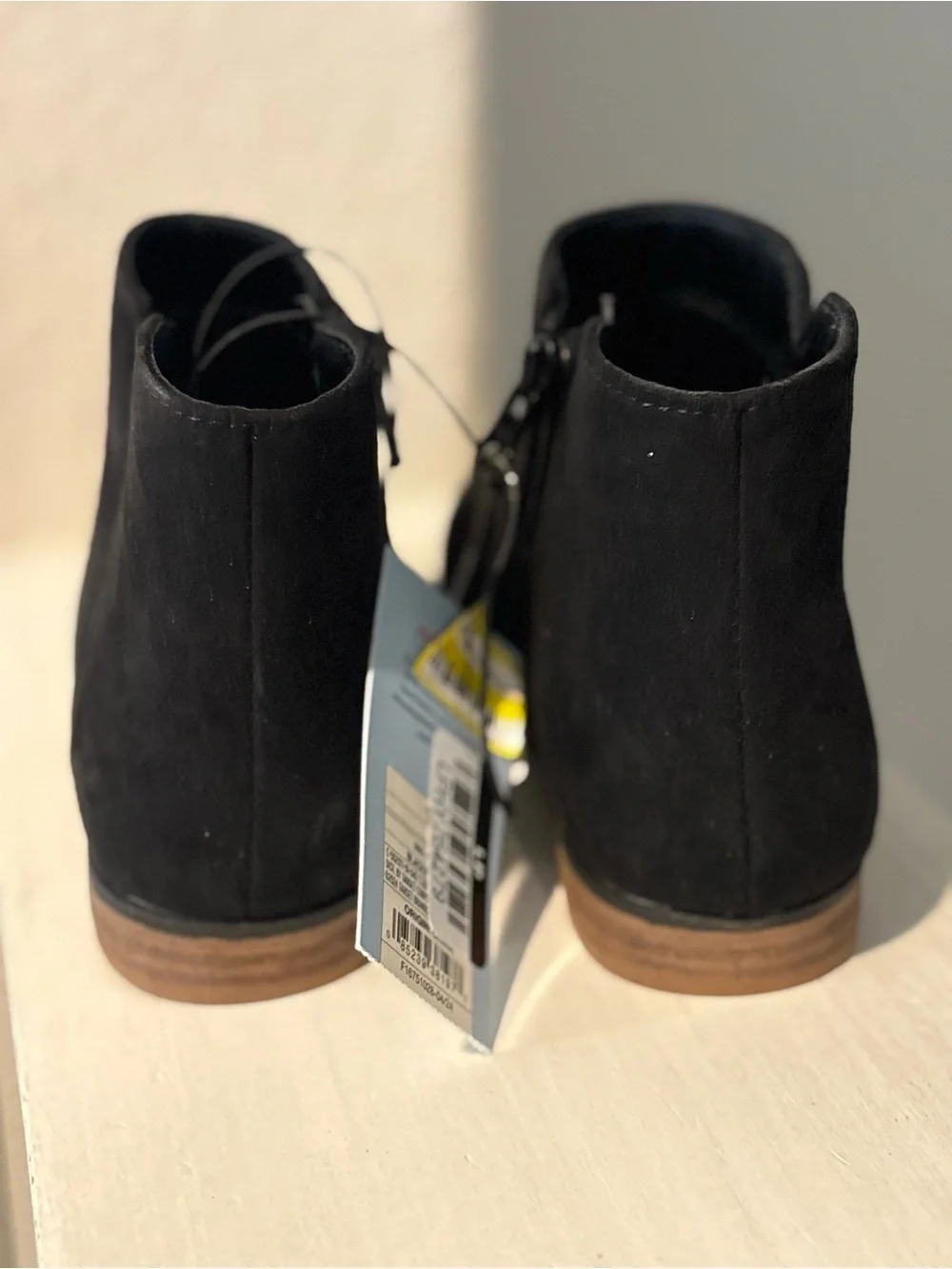 Cat & Jack Boots Toddler Girls Sz 12 Penelope Black Booties Zipper NEW